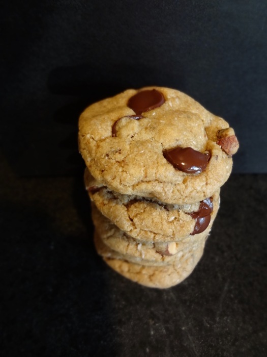Mocha Coconut Almond Chocolate Chip Cookies: The Briarwood Baker